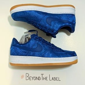 Nike x Clot Air Force 1 Premium "Blue Silk" Size 8